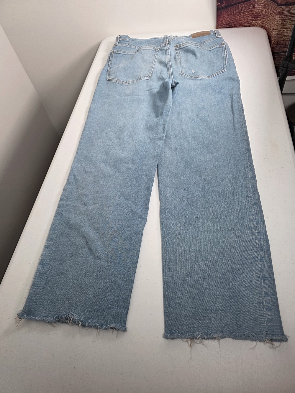 Madewell Perfect Vintage Straight Jean - Knee-Rip Edition - Picture 5 of 6